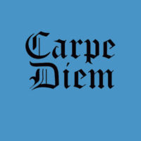Round Neck Premium Tee White - Carpe Diem Design