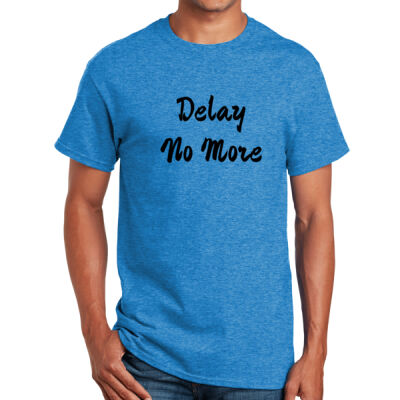 Round Neck Premium Tee White - Delay No More Thumbnail