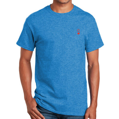 Round Neck Premium Tee White - Queen of Hearts Red Thumbnail