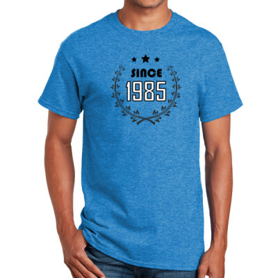 Round Neck Premium Tee White - Since 1985 Thumbnail
