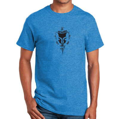 Round Neck Premium Tee White - Buddha Face Thumbnail
